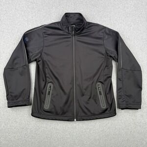 Zero Restriction Jacket Mens XL Black Tour Series Golf Full Zip Softshell Travel